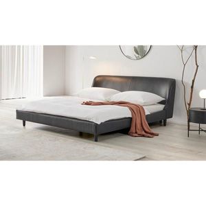 Livetastic ČALOUNĚNÁ POSTEL, 180/200 cm, černá obraz