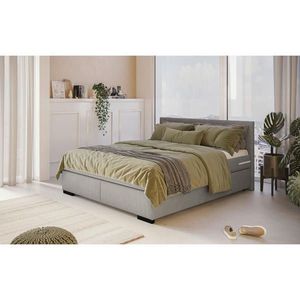 MID.YOU AMERICKÁ POSTEL, 180/200 cm, barvy stříbra obraz