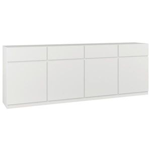 MID.YOU ŠIROKÁ KOMODA, bílá, 224, 8/82, 4/40 cm obraz