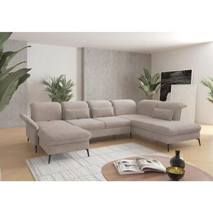 Sit & More SEDACÍ SOUPRAVA, textil, šedobéžová obraz