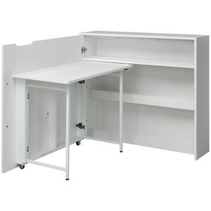 MID.YOU PSACÍ STŮL, bílá, 115/100/30 cm obraz