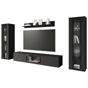 Livetastic OBÝVACÍ STĚNA, černá obraz