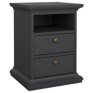 MID.YOU NOČNÍ STOLEK, šedá, 43, 6/58, 8/40 cm obraz