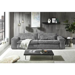 Livetastic POHOVKA BIG SOFA, textil, šedá obraz