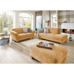 Sit & More LENOŠKA, textil, hořčicově žlutá obraz