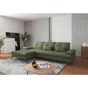 Sit & More ROHOVÁ SEDAČKA, textil, olivově zelená obraz