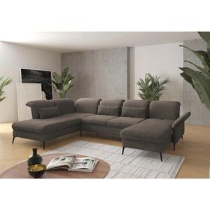 Sit & More SEDACÍ SOUPRAVA, textil, jílová barva obraz