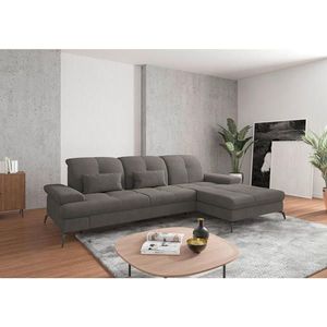 Sit & More ROHOVÁ SEDAČKA, textil, barvy grafitu obraz