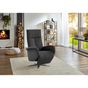 Sit & More RELAXAČNÍ KŘESLO, textil, tmavě šedá obraz