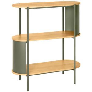 Xora REGÁL, zelená, přírodní barvy, železo, 80/95/33, 8 cm obraz