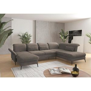 Sit & More SEDACÍ SOUPRAVA, textil, jílová barva obraz