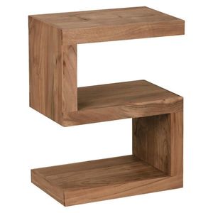 MID.YOU ODKLÁDACÍ STOLEK, akácie, barvy akácie obraz