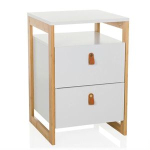MID.YOU ODKLÁDACÍ STOLEK, bílá, kompozitní dřevo, 40/60/40 cm obraz