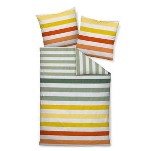 Janine POVLEČENÍ, makosatén, tmavě žlutá, obraz