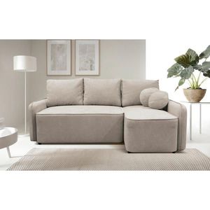 MID.YOU ROHOVÁ SEDAČKA, textil, šedohnědá obraz