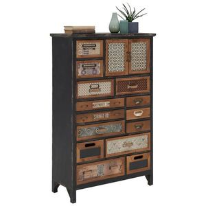 Landscape KOMODA, borovice, vícebarevná, 76/119/32 cm obraz