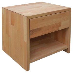 Carryhome NOČNÍ STOLEK, buk, barvy buku, 45/45/35 cm obraz