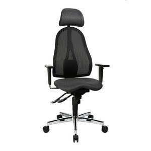 Topstar OTOČNÁ ŽIDLE, plochá tkanina, černá obraz