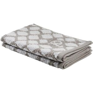 Dieter Knoll RUČNÍK PRO HOSTY, 30/50 cm, barvy stříbra, tmavě šedá obraz