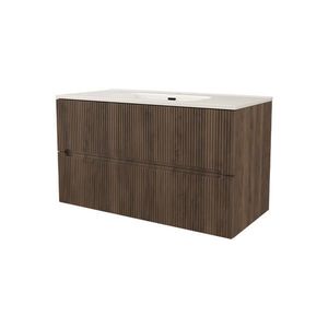 Welnova SPODNÍ UMYVADLOVÁ SKŘÍŇKA, barvy vlašských ořechů, barvy vlašských ořechů, 100/55/45, 6 cm obraz