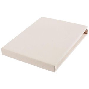 Novel ELASTICKÉ PROSTĚRADLO, žerzej, krémová, 90-100/200-220 cm obraz