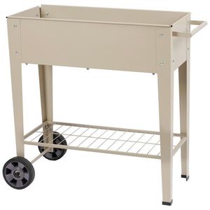 TRUHLÍK NA KVĚTINY kov, plast, 88/44/80 cm obraz