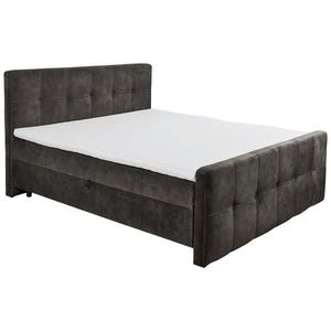 MID.YOU AMERICKÁ POSTEL, 160/200 cm, tmavě hnědá obraz