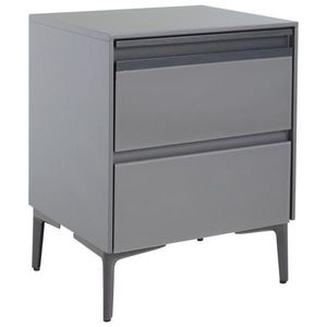 MID.YOU NOČNÍ STOLEK, dub, šedá, tmavě šedá, 50/55/40 cm obraz