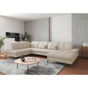 Sit & More SEDACÍ SOUPRAVA, textil, krémová obraz