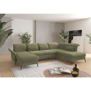 Sit & More SEDACÍ SOUPRAVA, textil, světle zelená obraz