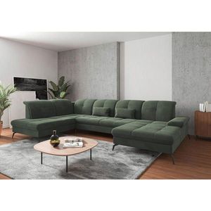 Sit & More SEDACÍ SOUPRAVA, textil, zelená obraz