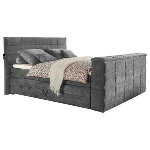 Carryhome POSTEL BOXSPRING, 180/200 cm, tmavě šedá obraz