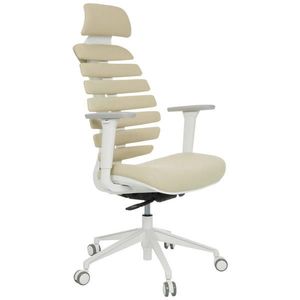 MID.YOU OTOČNÁ ŽIDLE, plochá tkanina, béžová obraz