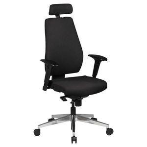 MID.YOU OTOČNÁ ŽIDLE, tkaná látka, černá obraz