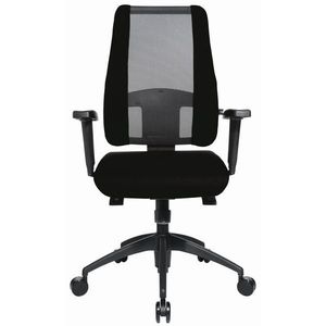 OTOČNÁ ŽIDLE, síťovina, černá obraz