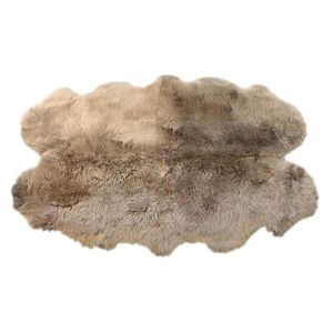 OVČÍ KOŽEŠINA, 105/180 cm, platinová obraz