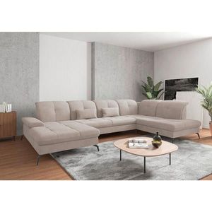 Sit & More SEDACÍ SOUPRAVA, textil, šedobéžová obraz