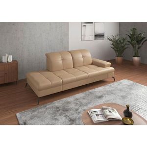 Sit & More LENOŠKA, textil, kůže, cappuccino obraz