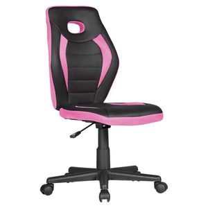 MID.YOU OTOČNÁ ŽIDLE PRO MLÁDEŽ, černá, pink obraz