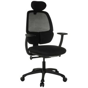 MID.YOU OTOČNÁ ŽIDLE, síťovina, černá obraz