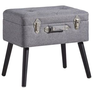 Xora TABURET, dřevo, textil, kompozitní dřevo, 50/46/35 cm obraz