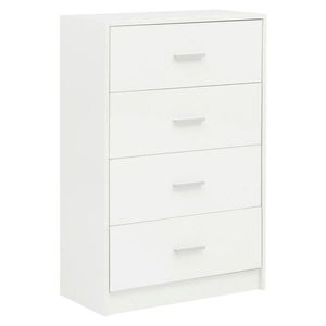 MID.YOU VYSOKÁ KOMODA, bílá, 60/90/30 cm obraz