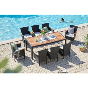 Ambia Garden ZAHRADNÍ SESTAVA dřevo, kov, plast, textil obraz