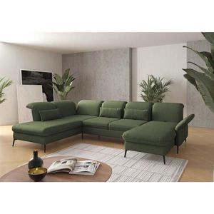 Sit & More SEDACÍ SOUPRAVA, textil, olivově zelená obraz