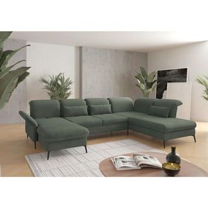 Sit & More SEDACÍ SOUPRAVA, textil, zelená obraz