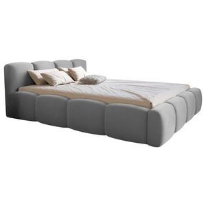 Carryhome ČALOUNĚNÁ POSTEL, 160/200 cm, světle šedá obraz