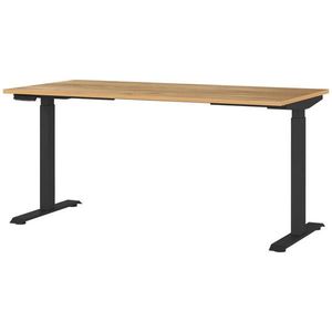 Novel PSACÍ STŮL, černá, barvy dubu, 160/80/72-118 cm obraz