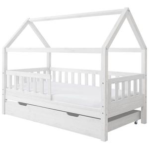 MID.YOU DĚTSKÁ POSTEL SE STŘÍŠKOU, 80/160 cm, bílá obraz