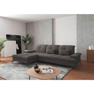 Sit & More ROHOVÁ SEDAČKA, textil, barvy grafitu obraz