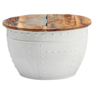 MID.YOU KONFERENČNÍ STOLEK, hnědá, bílá, dřevo, 60/60/36 cm obraz